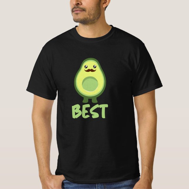 Camiseta Mejor pareja de aguacate mejor mitad hombre (Anverso)