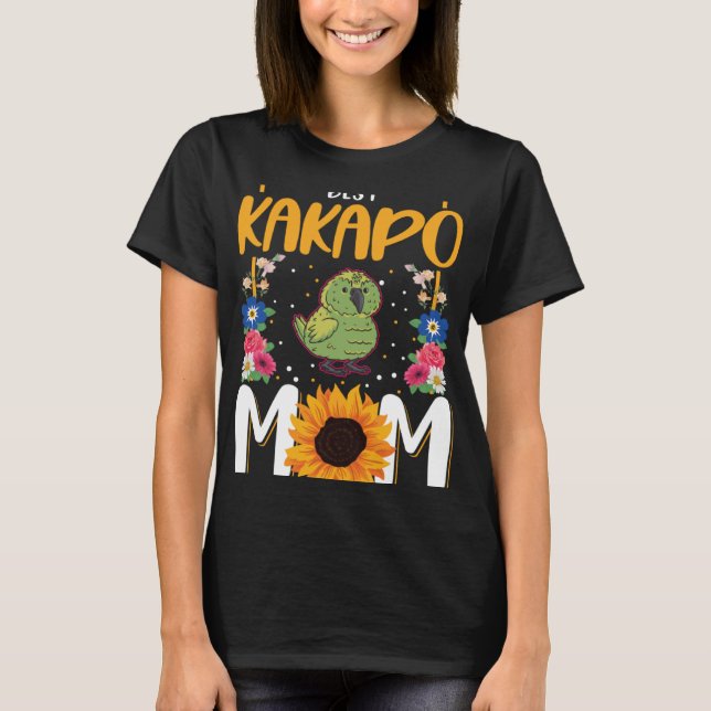 Camiseta Mejor Paro Nocturno Kakapo Mamá (Anverso)