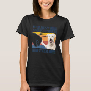 Camiseta Mejor Parson Russell Terrier Dad Siempre Vintage F