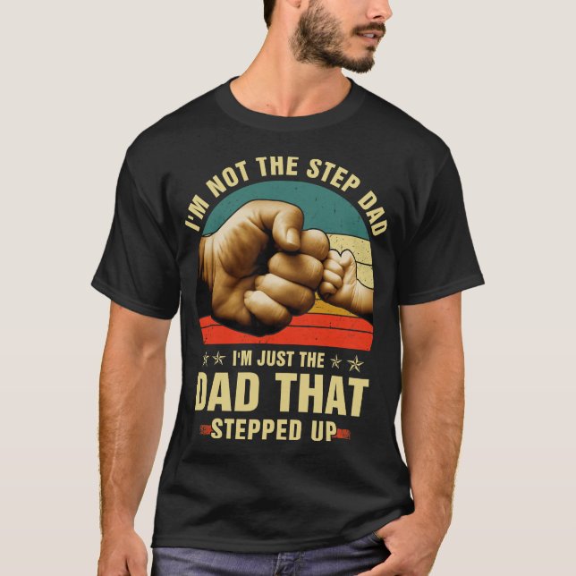 Camiseta Mejor Paso Papá Padres Día Paso Adelante Padre P (Anverso)