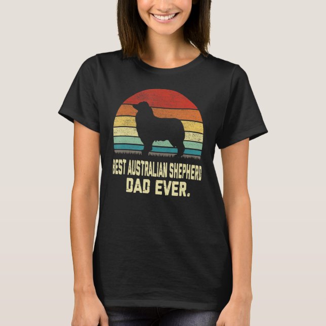 Camiseta Mejor Pastor Australiano de Vintage (Anverso)