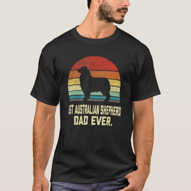 Camiseta Mejor Pastor Australiano de Vintage (Anverso)