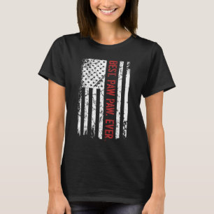 Camiseta Mejor Paw De Pata Para Los Hombres Bandera Estadou