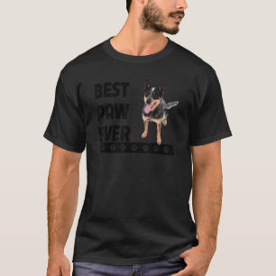 Camiseta Mejor Paw Hver Blue Heeler Dad