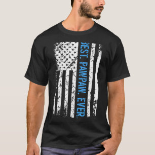 Camiseta Mejor Pawpaw De Los Hombres Bandera Estadounidense