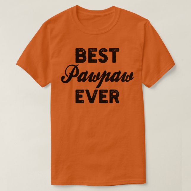 Camiseta mejor Pawpaw jamás 1 (Diseño del anverso)