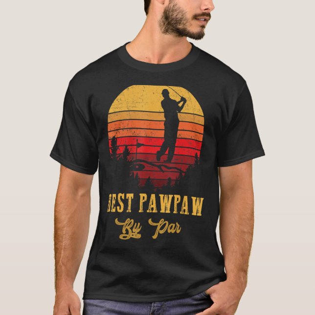 Camiseta Mejor Pawpaw Para Hombres De Par Father S Day Golf (Anverso)