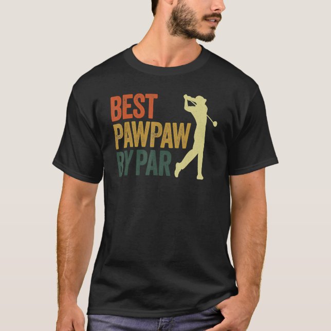Camiseta Mejor Pawpaw para hombres por Par Apparel Golf Dad (Anverso)