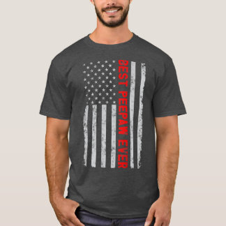 Camiseta Mejor Peepaw hasta divertida fecha de los padres V