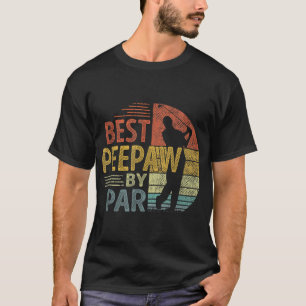 Camiseta Mejor Peepaw por el abuelo de golf del Día del Pad