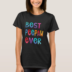 Camiseta Mejor Peepaw siempre colorido, Papa Shirt, Dad Gif