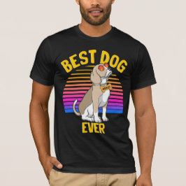 Camiseta Mejor Perro Beagle Nunca Retro