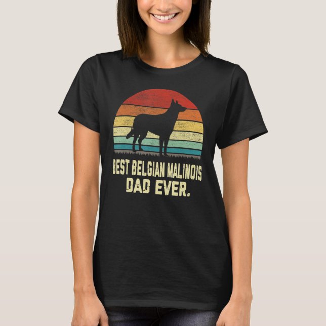 Camiseta Mejor Perro Belga Malinois (Anverso)