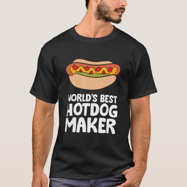 Camiseta Mejor perro caliente del mundo (Anverso)