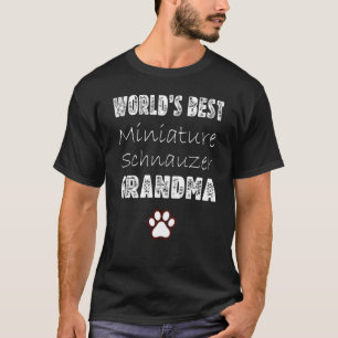 Camiseta Mejor perro de abuela en miniatura del mundo