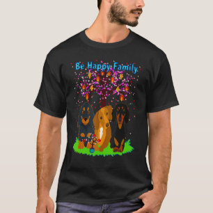 Camiseta Mejor Perro De Bienestar De La Familia De Dachshun
