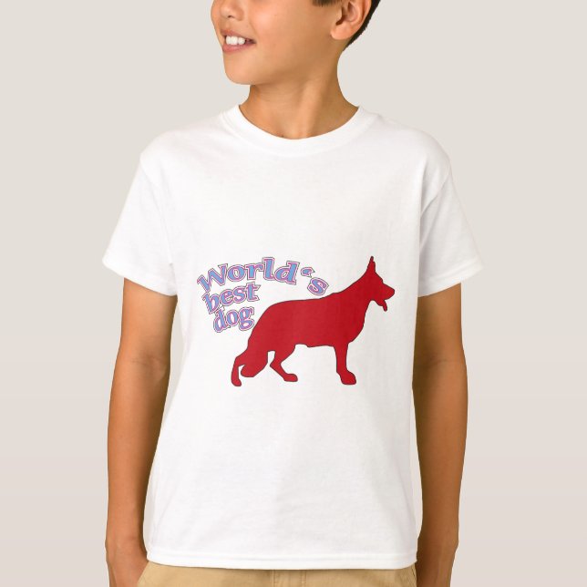 Camiseta Mejor perro del mundo (Anverso)