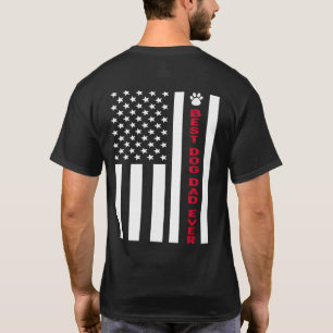 Camiseta Mejor Perro Divertido Papá Nunca La Bandera De Es