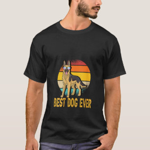 Camiseta Mejor Perro Jamás Paw Pastor Alemán Fur Paren