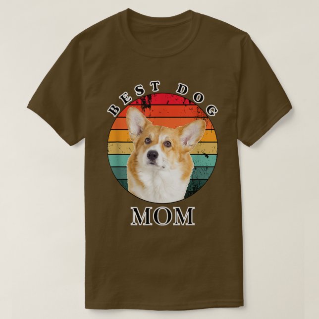 Camiseta Mejor Perro Mamá Corgi (Diseño del anverso)