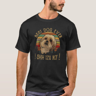 Camiseta Mejor Perro Nunca Shih Tzu Nor