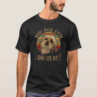 Camiseta Mejor Perro Nunca Shih Tzu Nor