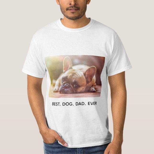 Camiseta Mejor Perro Padre Personalizado Cuto Nunca (Anverso)