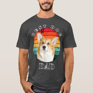 Camiseta Mejor perro papá Corgi