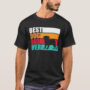 Camiseta Mejor perro papá jamás pug para hombres