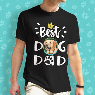 Camiseta Mejor perro papá Mascota foto Paw Imprimir texto b