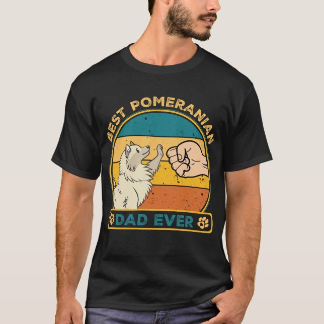 Camiseta Mejor Perro Pomeraniano (Anverso)