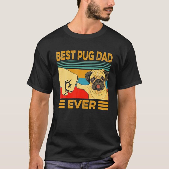 Camiseta Mejor Perro Retro de Perro Vintage (Anverso)