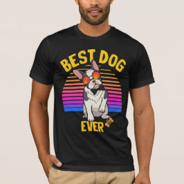 Camiseta Mejor Perro Terrible de Boston jamás retro