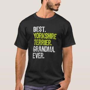 Camiseta Mejor Perro Terrier de Yorkshire