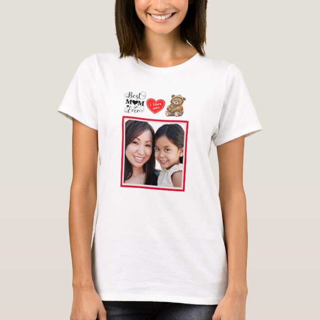 Camiseta Mejor Personalizable de mamá de todos los tiempos (Anverso)