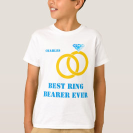Camiseta Mejor personalizable de portador de anillo