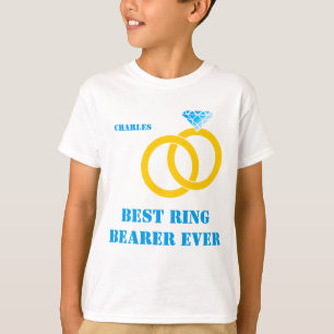 Camiseta Mejor personalizable de portador de anillo