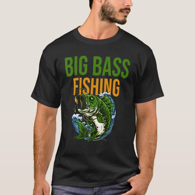 Camiseta Mejor Pesca de Big Bass (Anverso)