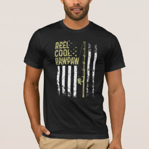 Camiseta Mejor Pescador Reel Guay Pawpaw Para Daddy Fat