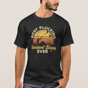 Camiseta Mejor Pheasant Slayer Ever Retro Upland Bi