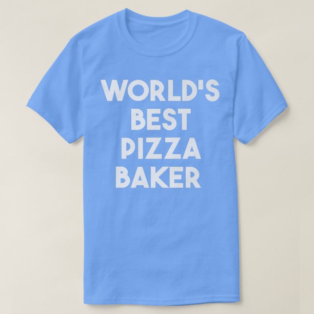 Camiseta Mejor Pizza Baker 2268  (Diseño del anverso)