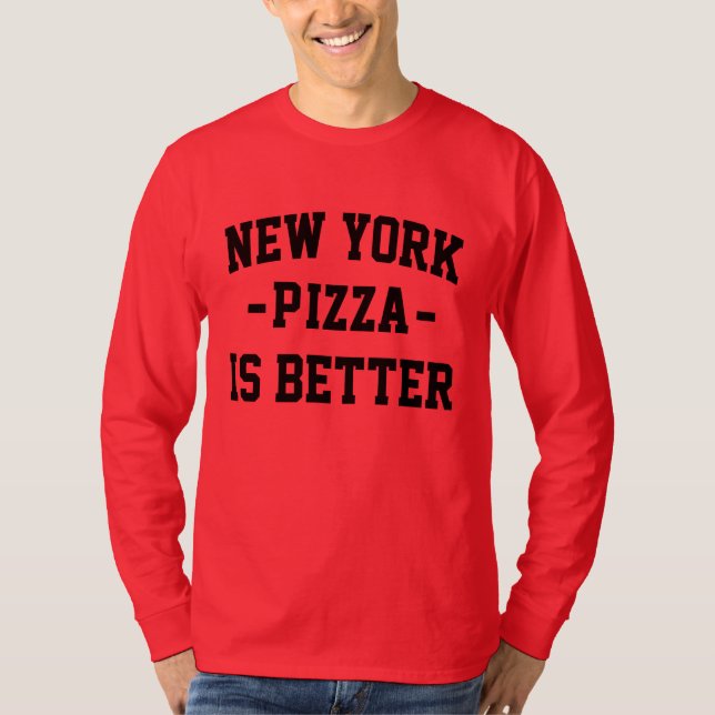 Camiseta Mejor pizza de Nueva York (Anverso)