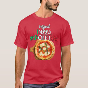 Camiseta Mejor pizza Margherita original pizza napolitana