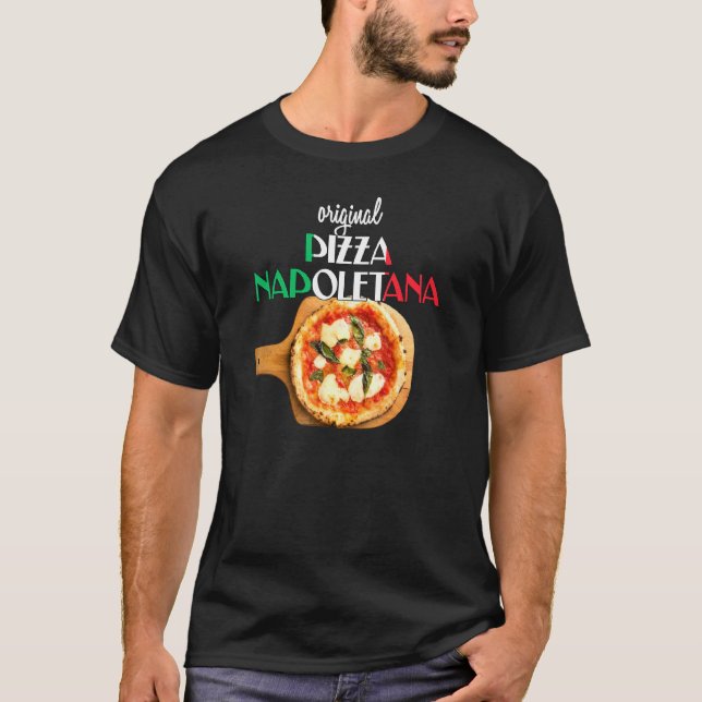 Camiseta Mejor Pizza Margherita Original Pizza Napolitana 1 (Anverso)