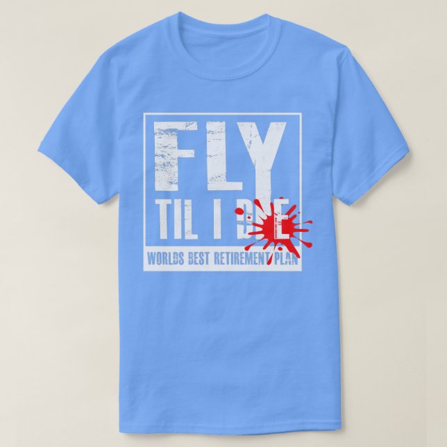 Camiseta Mejor Plan de Jubilación de Pilots World (Diseño del anverso)