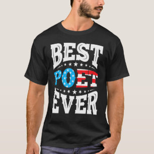 Camiseta Mejor Poeta 4 De Julio Estadounidense Fl