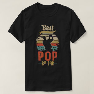 Camiseta Mejor Pop Por Par Fathers Day Gracioso Golf Gif