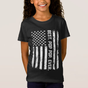 Camiseta Mejor pop que jamás haya visto bandera estadounide