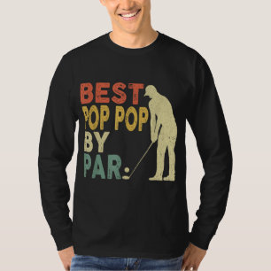 Camiseta Mejor Pop Retro Vintage por el Día del Padre Golf