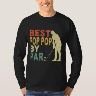 Camiseta Mejor Pop Retro Vintage por el Día del Padre Golf 